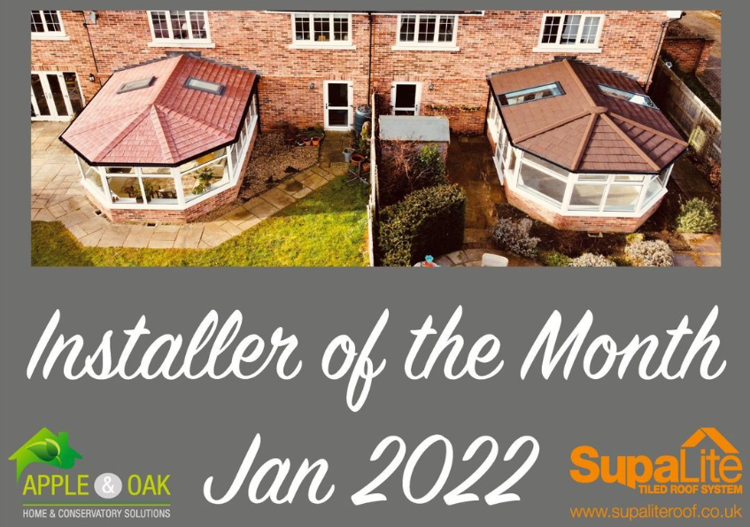 January 2022 SupaLite Installer of the Month