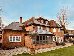 A home after a conservatory refurbishment.