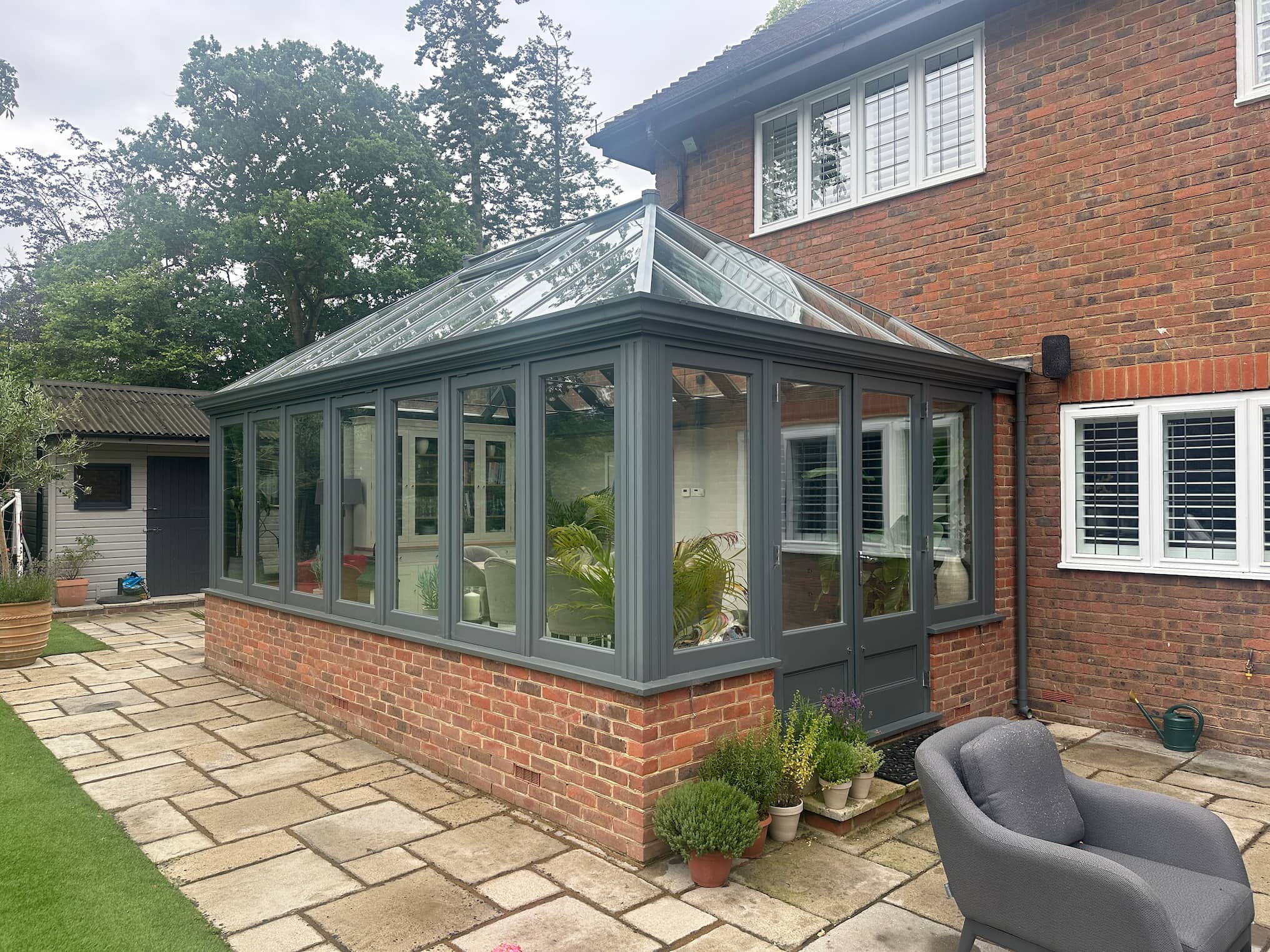 Conservatory Transformation in Cobham: Apple & Oak Install a SupaLite Roof
