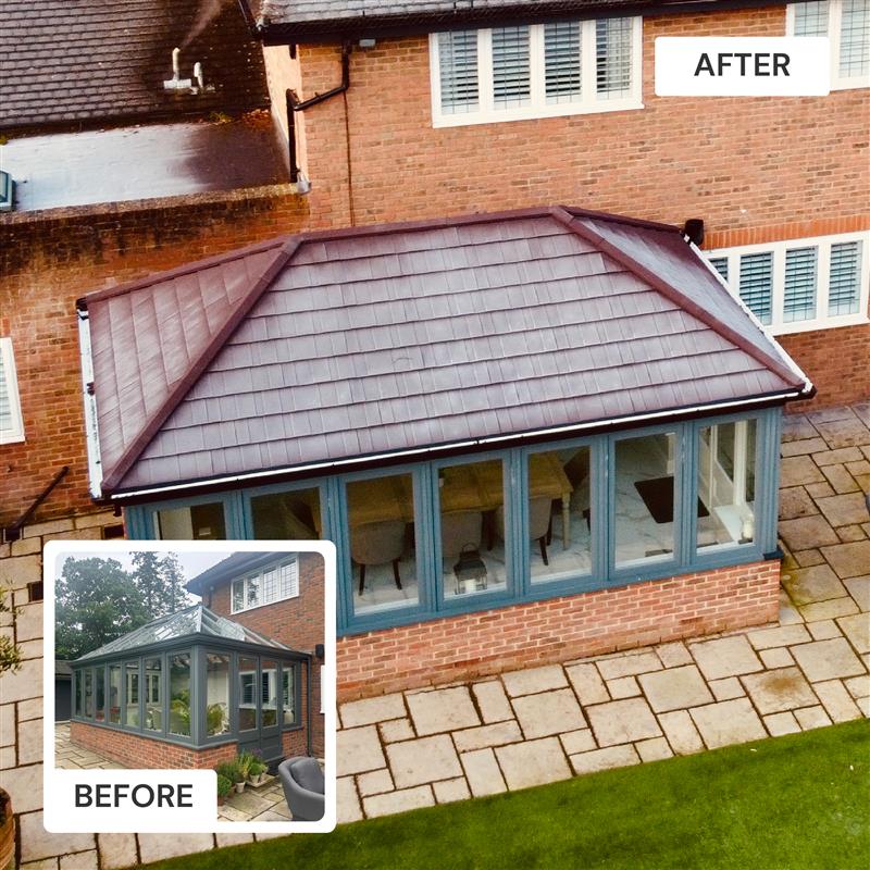 A Supalite roof replacement in Surrey.